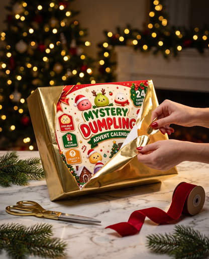 Christmas Squishies Advent Calendar 2026 24 Days Countdown Dumpling Squishy Toys
