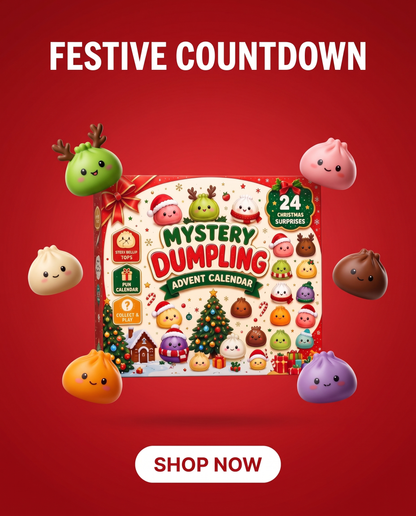 Christmas Squishies Advent Calendar 2026 24 Days Countdown Dumpling Squishy Toys